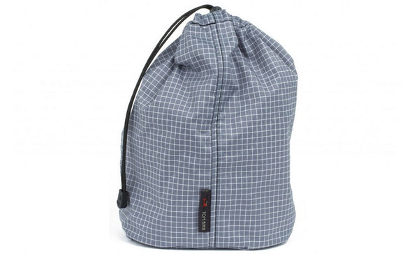 A Size 4 Northwest Sky (light grey with white grid) 200 Halcyon Travel Stuff Sack.